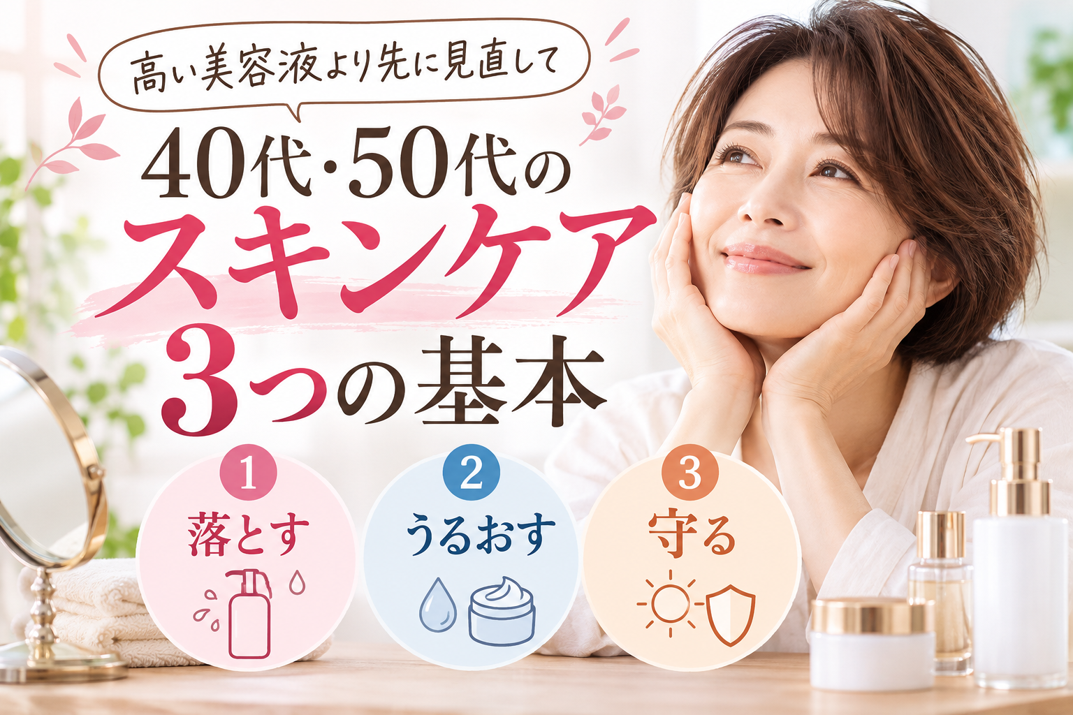 40dai 50dai Skincare 3basic
