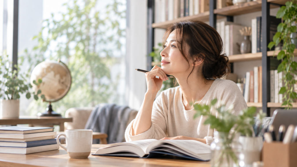 40代・50代女性の学び直し、リスキリング、資格取得、スキルアップ、AI・Webの活用、仕事・副業・転職、これからの働き方や新しい挑戦に役立つ知識と情報