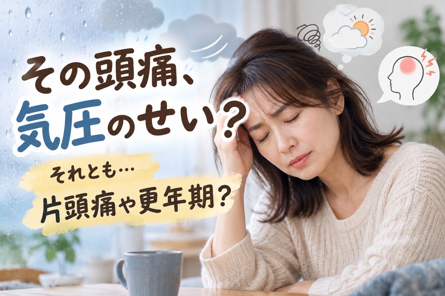 Low Pressure Headache Weather Migraine Menopause