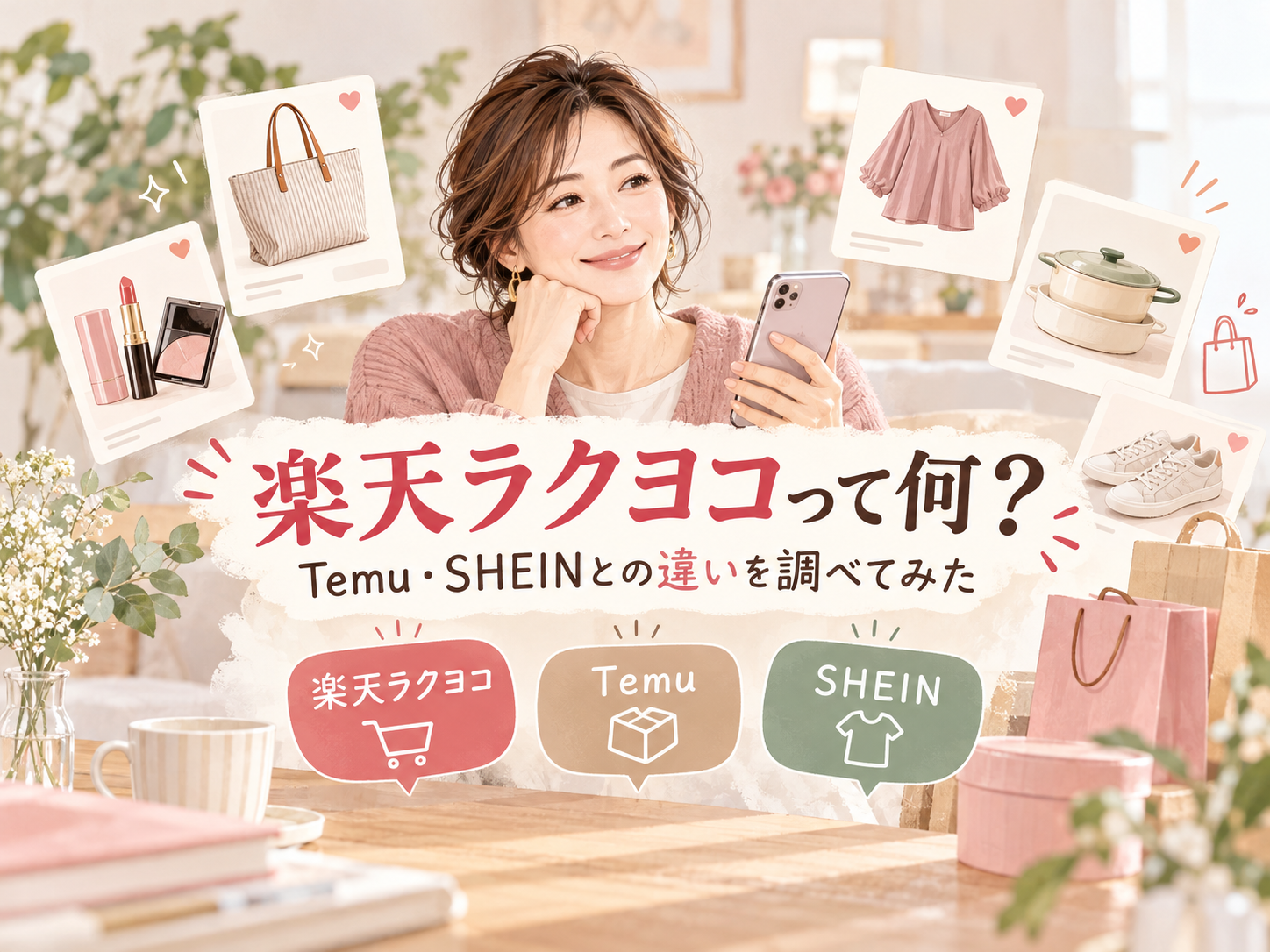 Rakuten Rakuyoko Temu Shein Comparison